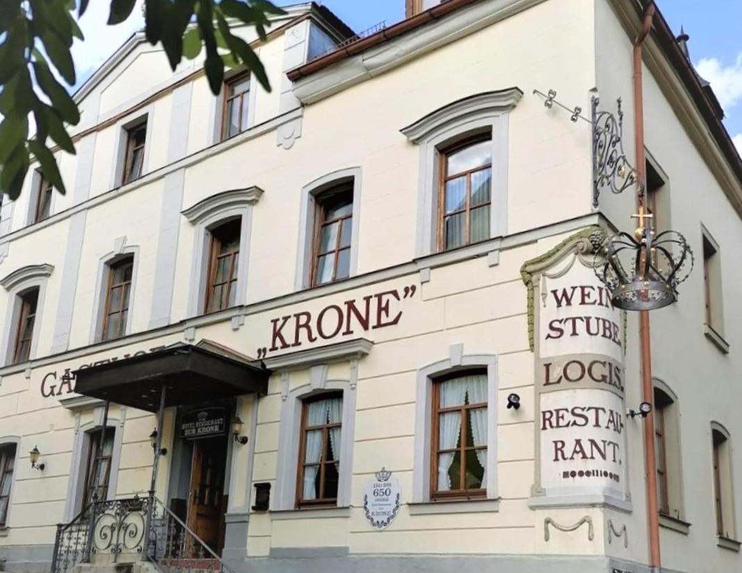 Hotel-Restaurant-Krone Bad Bruckenau Bagian luar foto